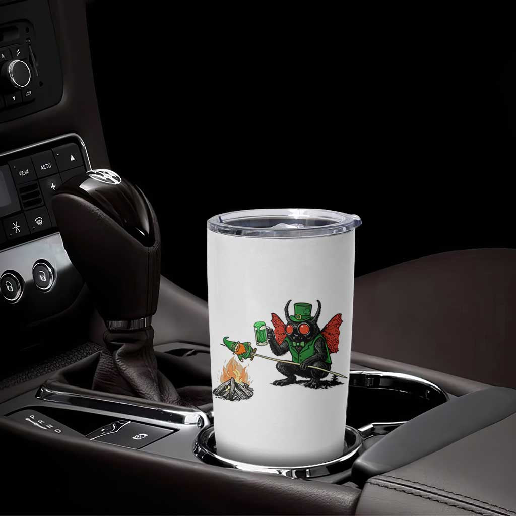 Funny Cryptid Mothman Tumbler Cup St Patricks Day Gift