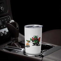 Funny Cryptid Mothman Tumbler Cup St Patricks Day Gift