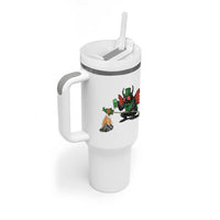 Funny Cryptid Mothman Tumbler With Handle St Patricks Day Gift