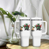 Funny Cryptid Mothman Tumbler With Handle St Patricks Day Gift