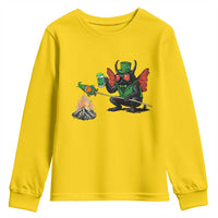 Funny Cryptid Mothman Youth Sweatshirt St Patricks Day Gift