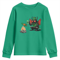 Funny Cryptid Mothman Youth Sweatshirt St Patricks Day Gift