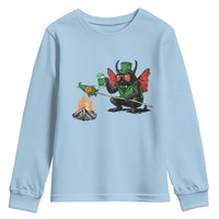 Funny Cryptid Mothman Youth Sweatshirt St Patricks Day Gift