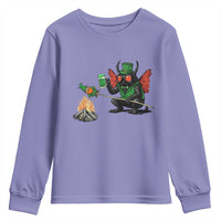 Funny Cryptid Mothman Youth Sweatshirt St Patricks Day Gift