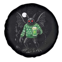 Funny Mothman St Patricks Day Spare Tire Cover Gift For Cryptid Lovers