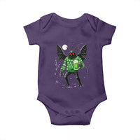 Funny Mothman St Patricks Day Baby Onesie Gift For Cryptid Lovers
