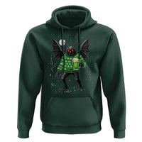Funny Mothman St Patricks Day Hoodie Gift For Cryptid Lovers
