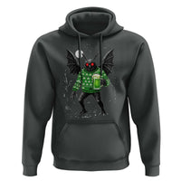 Funny Mothman St Patricks Day Hoodie Gift For Cryptid Lovers