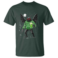 Funny Mothman St Patricks Day T Shirt Gift For Cryptid Lovers