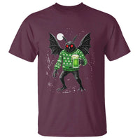 Funny Mothman St Patricks Day T Shirt Gift For Cryptid Lovers