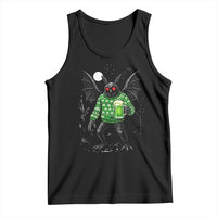 Funny Mothman St Patricks Day Tank Top Gift For Cryptid Lovers