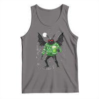 Funny Mothman St Patricks Day Tank Top Gift For Cryptid Lovers