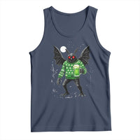 Funny Mothman St Patricks Day Tank Top Gift For Cryptid Lovers