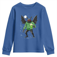 Funny Mothman St Patricks Day Youth Sweatshirt Gift For Cryptid Lovers