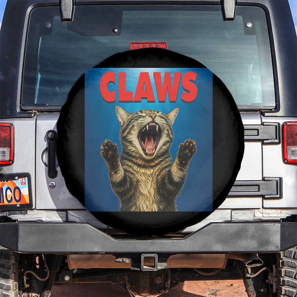 Funny Claws Cat Spare Tire Cover Horror Movie Parody - Wonder Print Shop