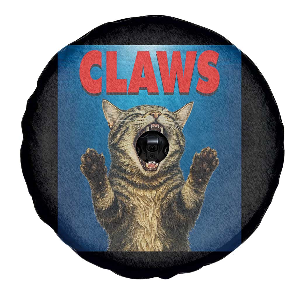 Funny Claws Cat Spare Tire Cover Horror Movie Parody - Wonder Print Shop