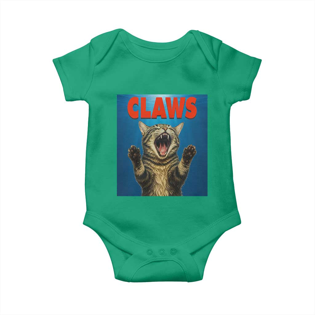 Funny Claws Cat Baby Onesie Horror Movie Parody - Wonder Print Shop