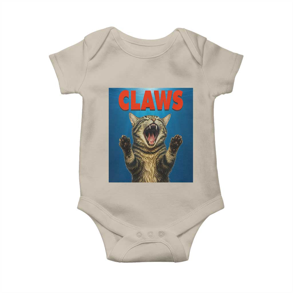 Funny Claws Cat Baby Onesie Horror Movie Parody - Wonder Print Shop