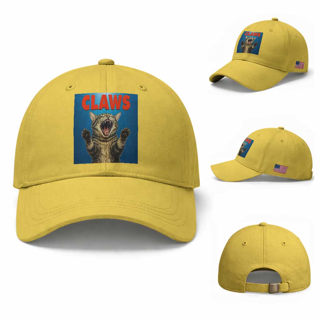 Funny Claws Cat Baseball Cap Horror Movie Parody