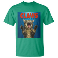 Funny Claws Cat T Shirt Horror Movie Parody - Wonder Print Shop