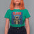 Funny Claws Cat T Shirt For Women Horror Movie Parody - Wonder Print Shop
