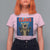 Funny Claws Cat T Shirt For Women Horror Movie Parody - Wonder Print Shop
