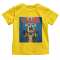 Funny Claws Cat Toddler T Shirt Horror Movie Parody - Wonder Print Shop