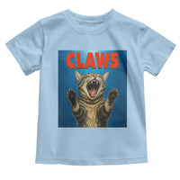 Funny Claws Cat Toddler T Shirt Horror Movie Parody - Wonder Print Shop
