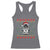 Funny Xmas Black Cat Racerback Tank Top Christmas Tree Killer Santa Kitten - Wonder Print Shop