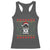 Funny Xmas Black Cat Racerback Tank Top Christmas Tree Killer Santa Kitten - Wonder Print Shop
