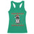 Funny Xmas Black Cat Racerback Tank Top Christmas Tree Killer Santa Kitten - Wonder Print Shop