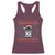 Funny Xmas Black Cat Racerback Tank Top Christmas Tree Killer Santa Kitten - Wonder Print Shop