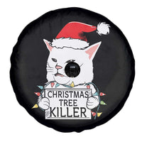 Funny Xmas Grumpy Cat Spare Tire Cover Christmas Tree Killer Santa Kitten - Wonder Print Shop