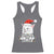 Funny Xmas Grumpy Cat Racerback Tank Top Christmas Tree Killer Santa Kitten - Wonder Print Shop