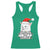 Funny Xmas Grumpy Cat Racerback Tank Top Christmas Tree Killer Santa Kitten - Wonder Print Shop