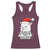 Funny Xmas Grumpy Cat Racerback Tank Top Christmas Tree Killer Santa Kitten - Wonder Print Shop
