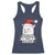 Funny Xmas Grumpy Cat Racerback Tank Top Christmas Tree Killer Santa Kitten - Wonder Print Shop