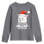 Funny Xmas Grumpy Cat Youth Sweatshirt Christmas Tree Killer Santa Kitten - Wonder Print Shop