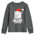 Funny Xmas Grumpy Cat Youth Sweatshirt Christmas Tree Killer Santa Kitten - Wonder Print Shop