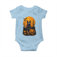 Cool German Shepherd Police Dog Celebrate Halloween Baby Onesie - Wonder Print Shop
