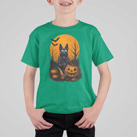 Cool German Shepherd Police Dog Celebrate Halloween T Shirt For Kid - Wonder Print Shop