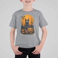 Cool German Shepherd Police Dog Celebrate Halloween T Shirt For Kid - Wonder Print Shop