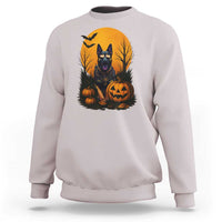 Cool German Shepherd Police Dog Celebrate Halloween Sweatshirt - Wonder Print Shop