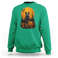 Cool German Shepherd Police Dog Celebrate Halloween Sweatshirt - Wonder Print Shop