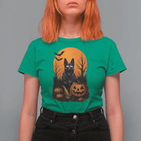Cool German Shepherd Police Dog Celebrate Halloween T Shirt For Women - Wonder Print Shop