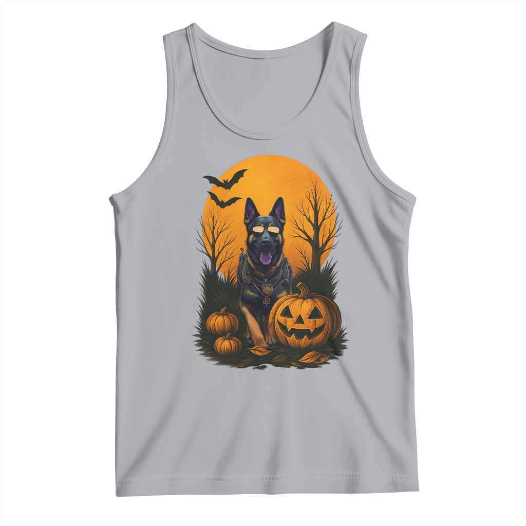 Cool German Shepherd Police Dog Celebrate Halloween Tank Top - Wonder Print Shop