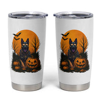 Cool German Shepherd Police Dog Celebrate Halloween Tumbler Cup