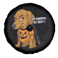 Halloween Dachshund Dog Spare Tire Cover Did Somebody Say Treat Meme - Wonder Print Shop
