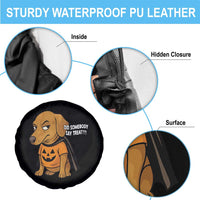 Halloween Dachshund Dog Spare Tire Cover Did Somebody Say Treat Meme - Wonder Print Shop