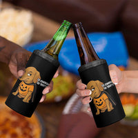 Halloween Dachshund Dog 4 in 1 Can Cooler Tumbler Did Somebody Say Treat Meme
